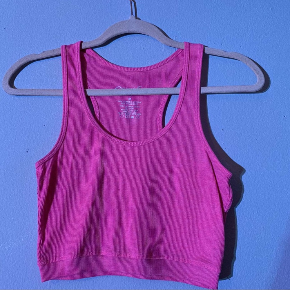Pink Crop Top